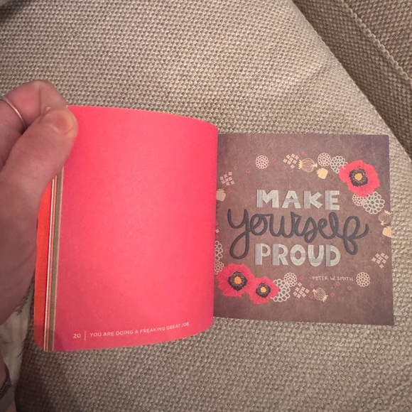 NWOT Motivational Quote Book - You are Doing Great a Freaking Great Job! - Picture 4 of 4